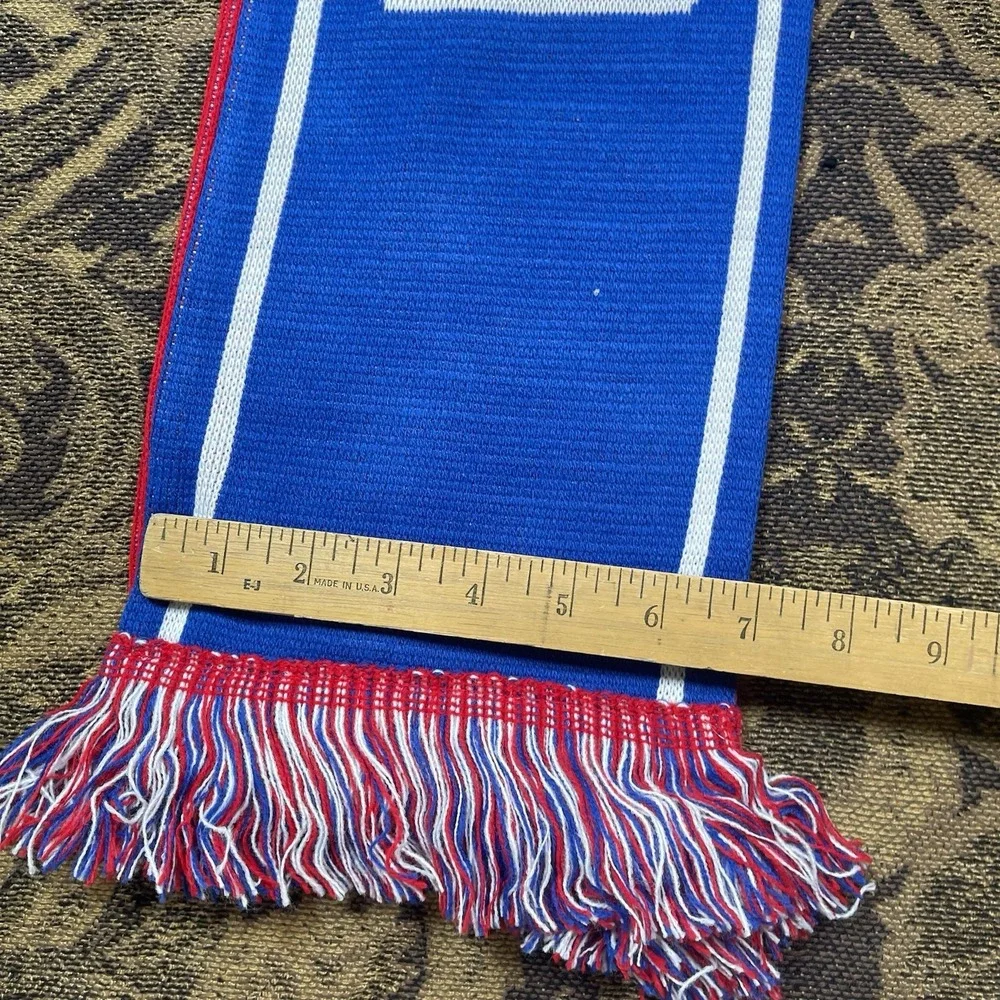 Paraguay Soccer Football Scarf Licensed New Red Blue Double Sided New